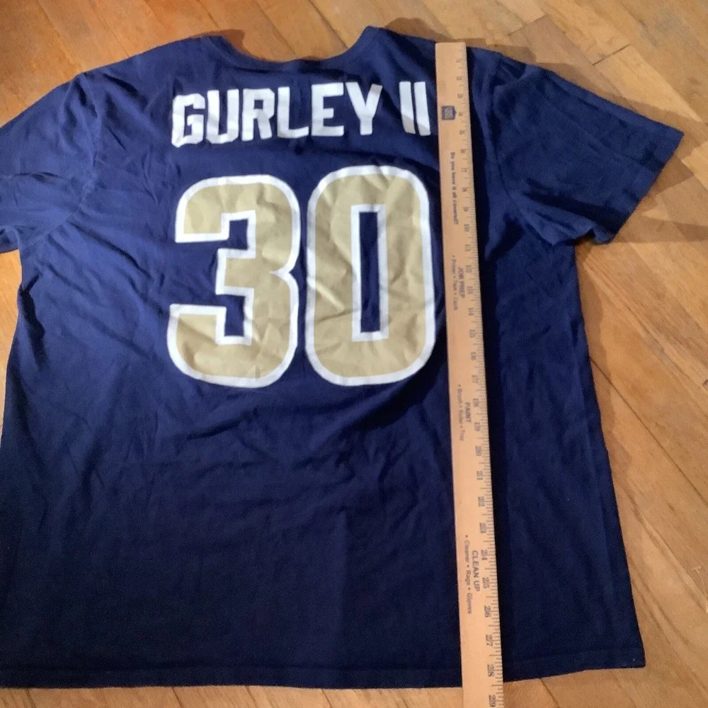 TODD GURLEY Los Angeles RAMS 30 Football NIKE‎ Jersey Style XXL Shirt NFL Blue